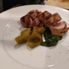 Schweinefilet, Lauch und Chimmichurri