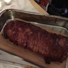 Bacon Bomb beim Anschnitt zum Mitternachtsmahl