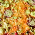 Die fertige Pizza